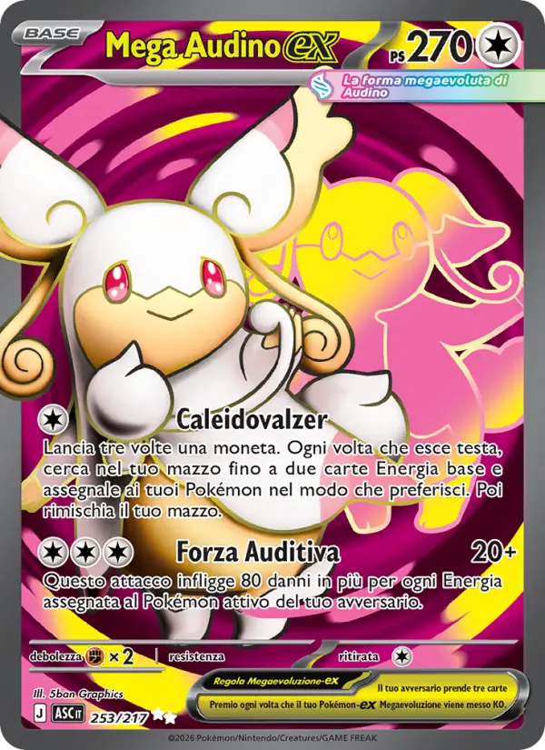 Mega Audino-ex, Ascesa Eroica No. 253