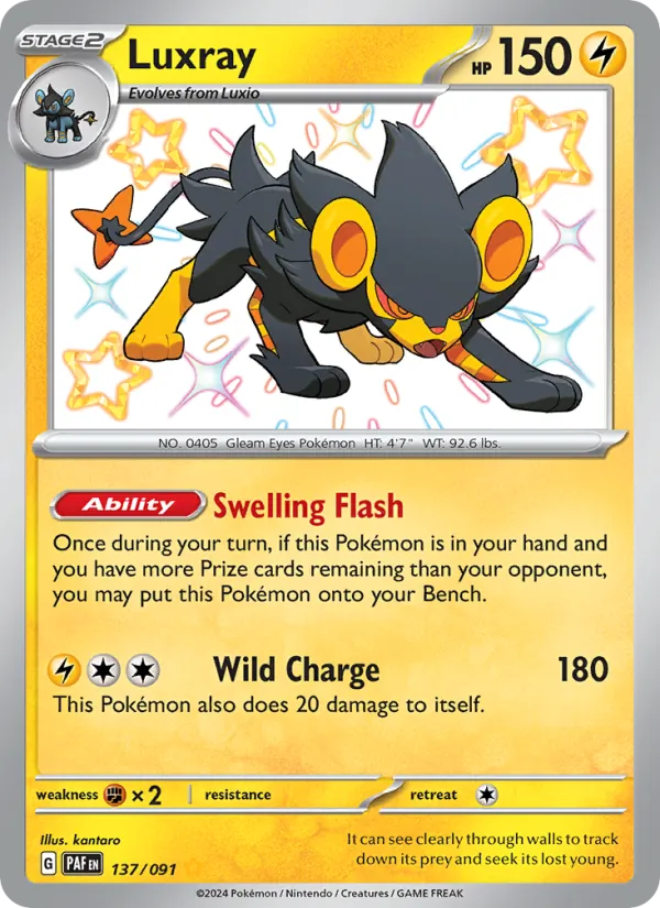 Luxray, Paldean Fates No. 137