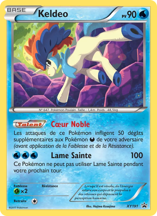 Keldeo, Promo XY No. XY191