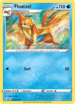 Floatzel, Destinos Brillantes No. 23 Normal