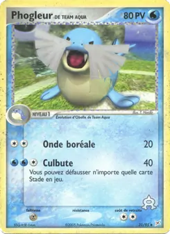 Phogleur de Team Aqua, EX Team Magma vs Team Aqua No. 31 Normal