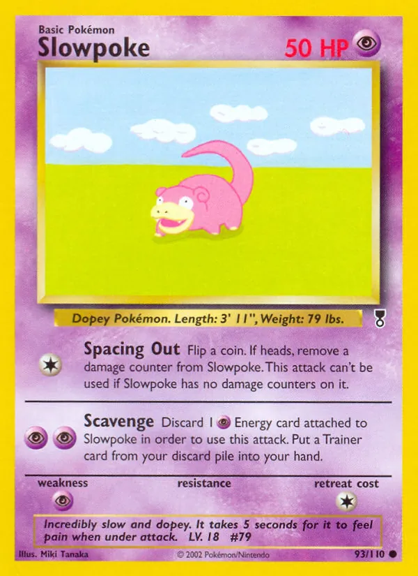 Slowpoke, Legendary Collection No. 93