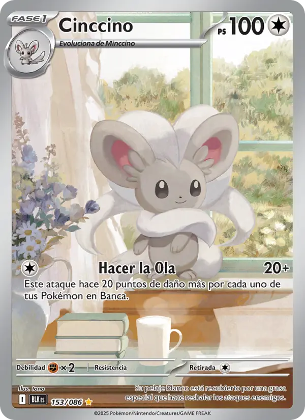 Cinccino, Fulgor Negro Nº 153