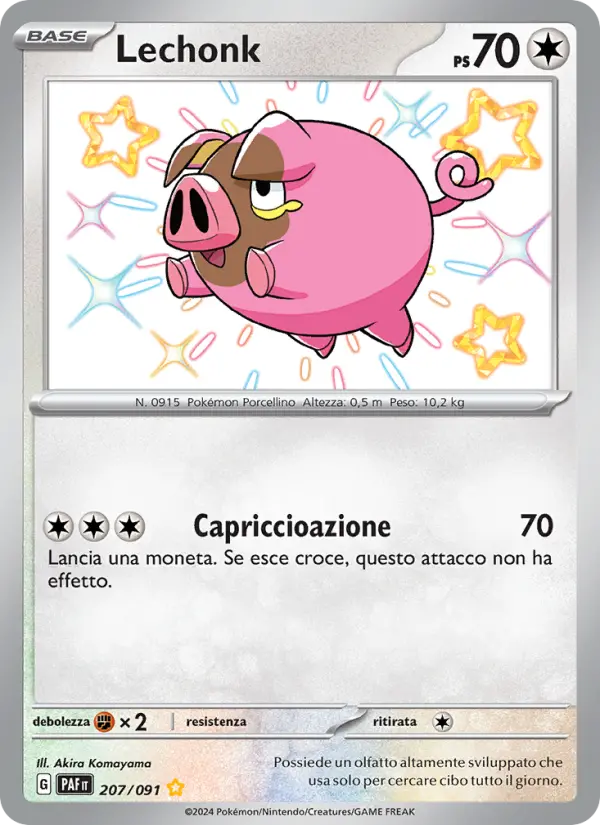 Lechonk, Destino di Paldea No. 207