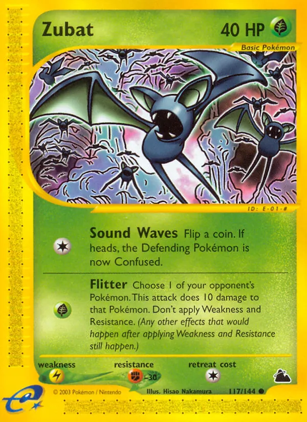Zubat, Skyridge Nº 117
