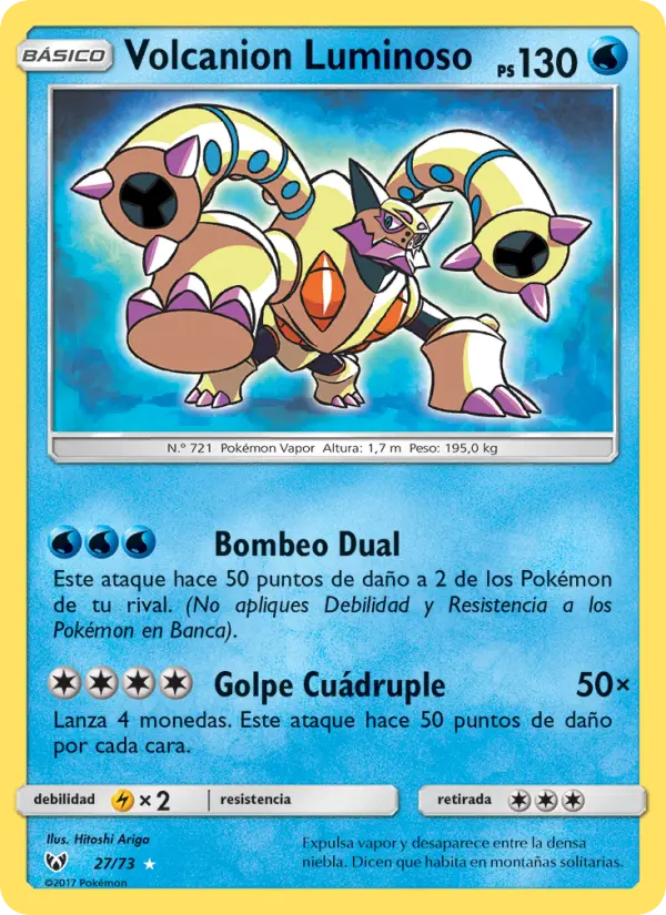 Volcanion Luminoso, Leyendas Luminosas No. 27
