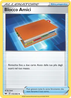 Blocco Amici, Spada e Scudo No. 172 Normal