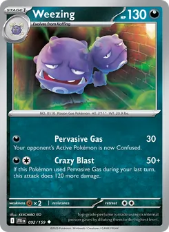 Weezing, Journey Together Nº 092 Normal