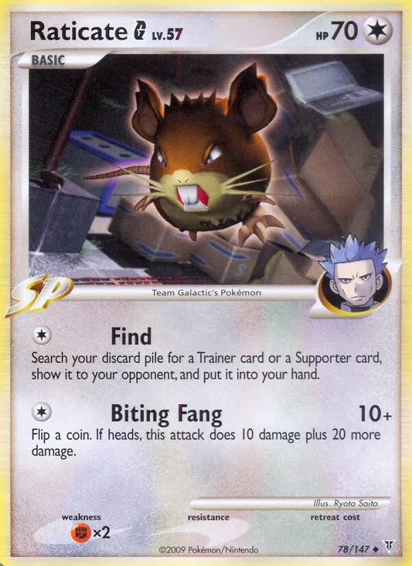 Raticate G, Supreme Victors No. 78