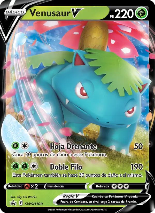 Venusaur V, Cartas de promoción ESES Nº SWSH100