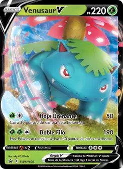 Venusaur V, Cartas de promoción ESES No. SWSH100 Holo