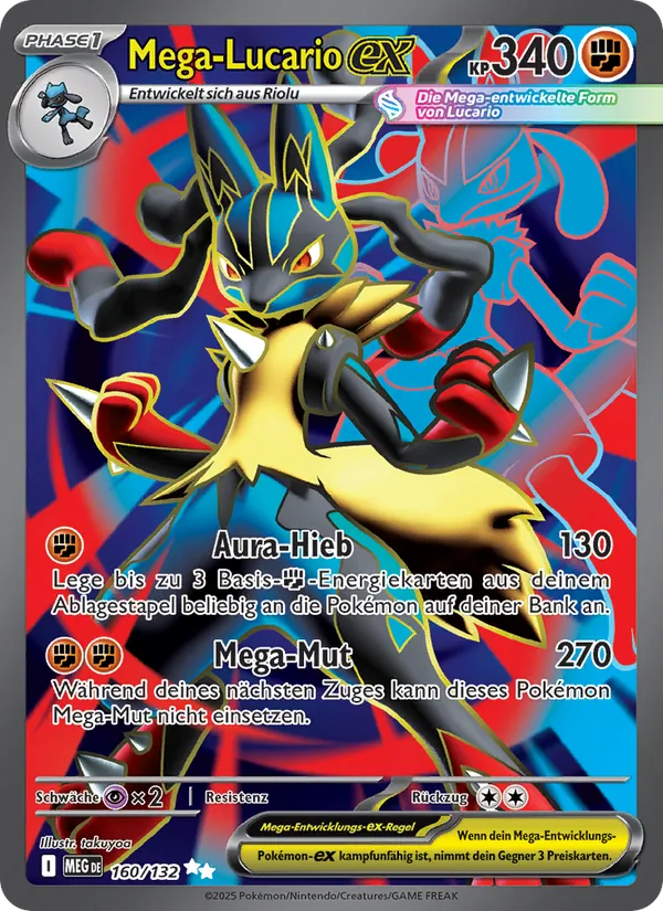 Mega-Lucario-ex, Mega-Entwicklung Nº 160