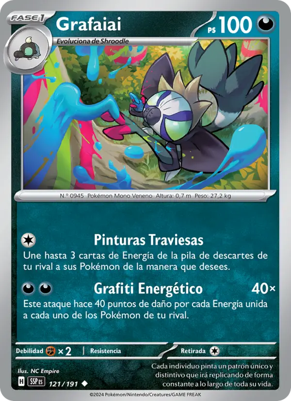 Grafaiai, Chispas Fulgurantes No. 121