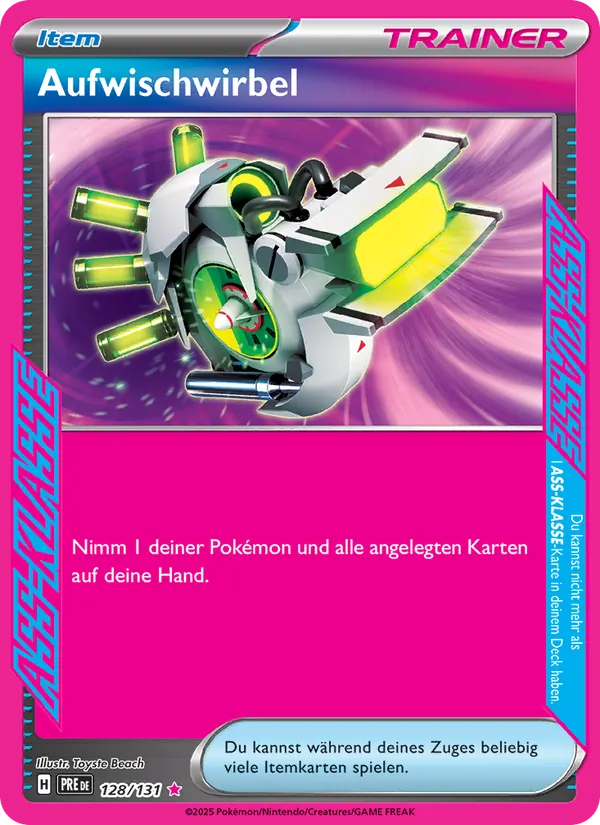 Aufwischwirbel, Prismatische Entwicklungen Nº 128