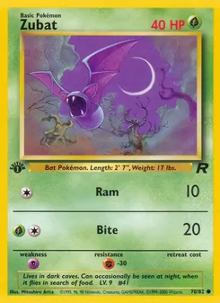Zubat, Team Rocket No. 70 Normal