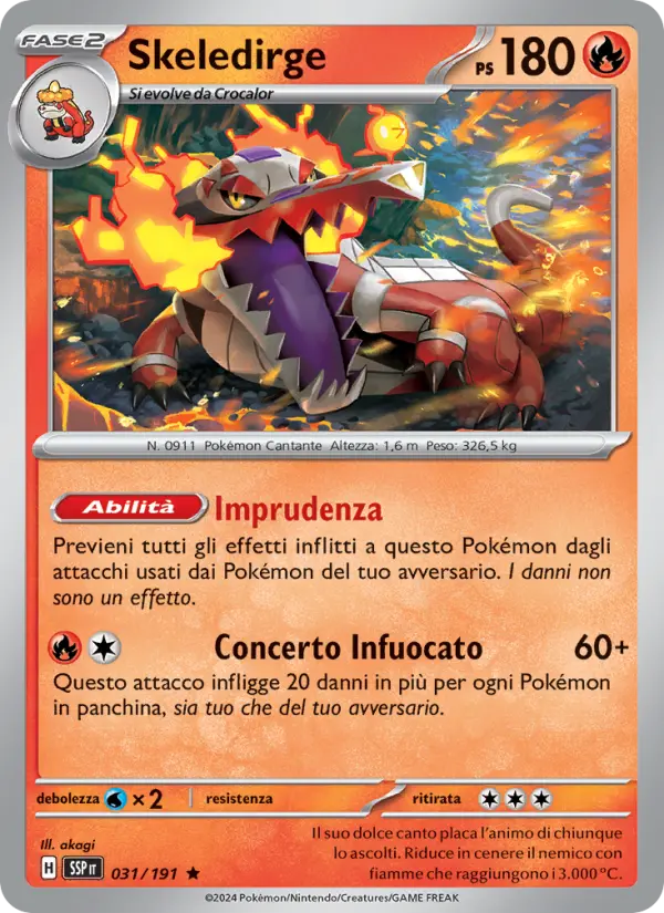 Skeledirge, Scintille Folgoranti No. 031