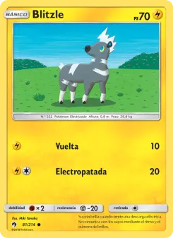 Blitzle, Truenos Perdidos No. 81 Normal