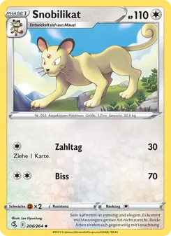 Snobilikat, Fusions Angriff Nº 200 Normal