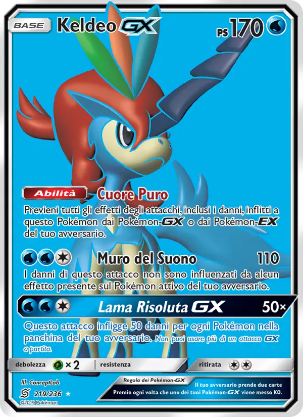 Keldeo GX, Sintonia Mentale No. 219
