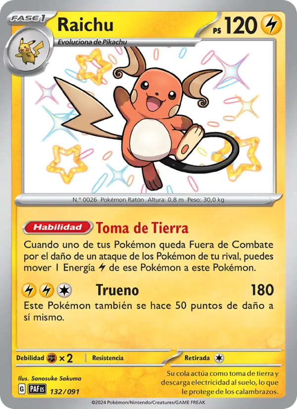 Raichu, Destinos de Paldea No. 132