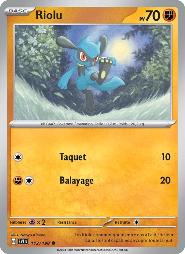 Riolu, Écarlate et Violet No. 112