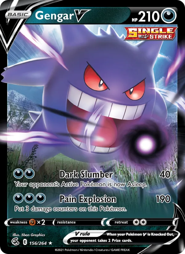 Gengar V, Fusion Strike Nº 156