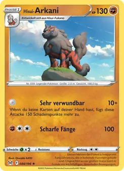 Hisui-Arkani, Verlorener Ursprung Nº 084 Holo