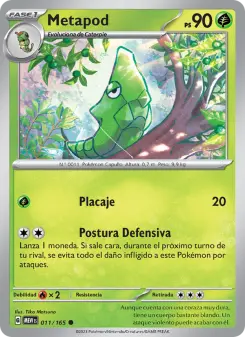 Metapod, 151 No. 011 Normal