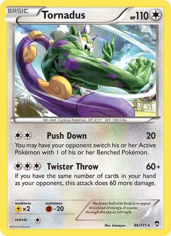Tornadus, Furious Fists Nº 86