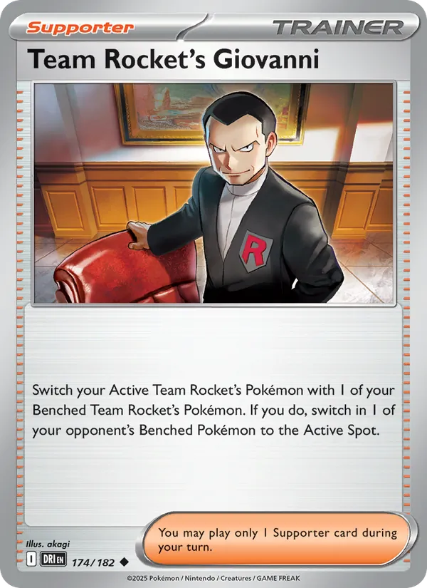 Team Rocket's Giovanni, Destined Rivals Nº 174