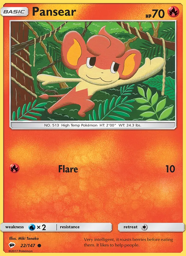 Pansear, Burning Shadows No. 22