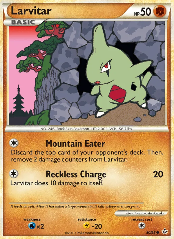 Larvitar, Unleashed No. 50