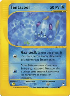 Tentacool, Aquapolis No. 113 Normal