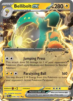 Bellibolt ex, Paldea Evolved No. 079 Holo