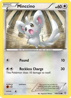 Minccino, Dragons Exalted No. 109 Normal
