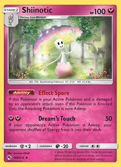 Shiinotic, Lost Thunder No. 148 Normal