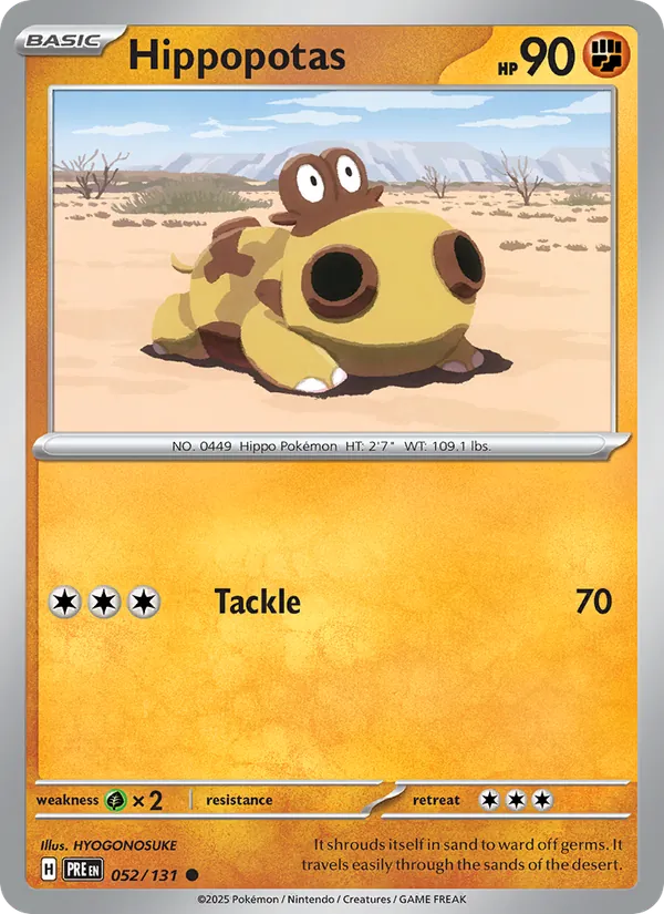 Hippopotas, Prismatic Evolutions No. 052