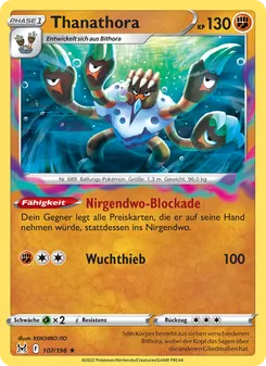 Thanathora, Verlorener Ursprung Nº 107 Holo