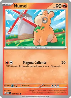 Numel, Llamas Obsidianas No. 031 Normal