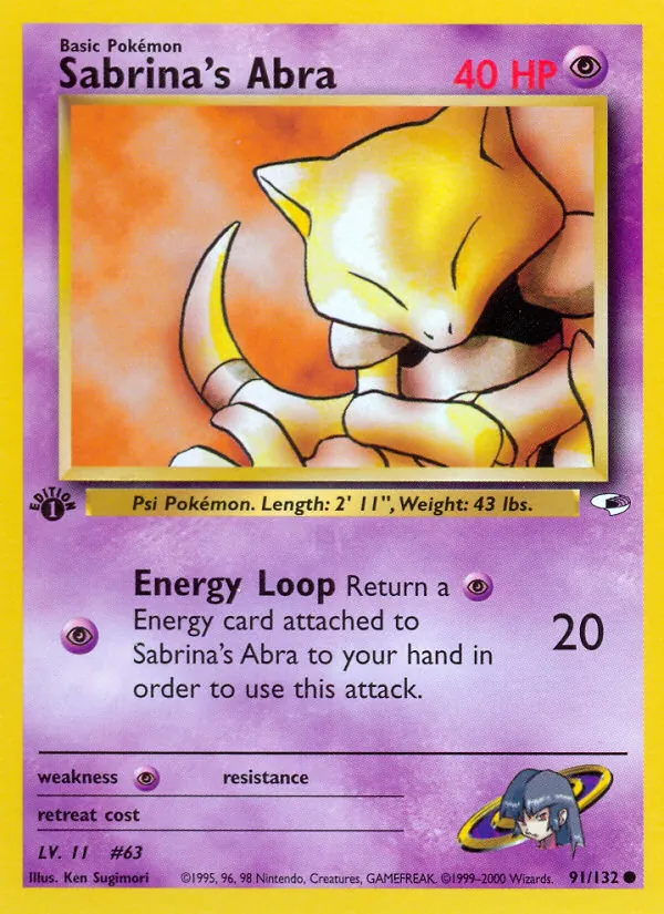 Sabrina's Abra, Gym Heroes Nº 91