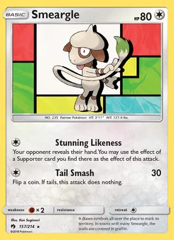 Smeargle, Lost Thunder Nº 157 Normal