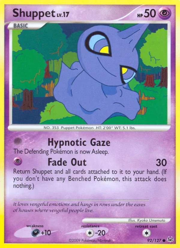 Shuppet, Platinum Nº 92