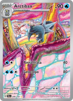 Arctibax, Evoluzioni a Paldea Nº 209 Holo