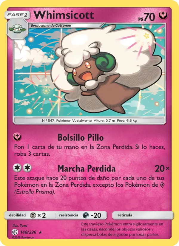 Whimsicott, Eclipse Cósmico No. 148