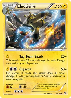 Electivire, Furious Fists Nº 30 Normal
