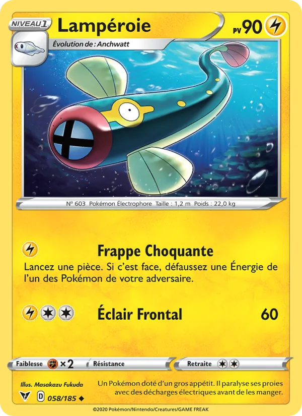 Lampéroie, Voltage Éclatant Nº 58
