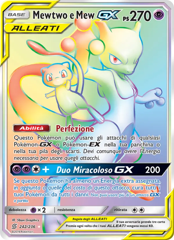 Mewtwo e Mew GX, Sintonia Mentale No. 242