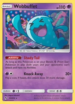 Wobbuffet, Lost Thunder Nº 93 Normal