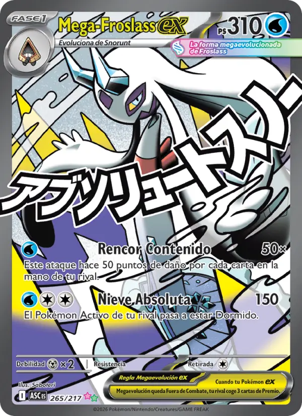 Mega-Froslass ex, Héroes Ascendentes Nº 265