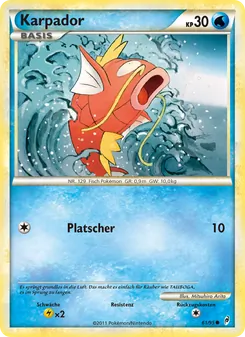 Karpador, Ruf der Legenden No. 61 Normal